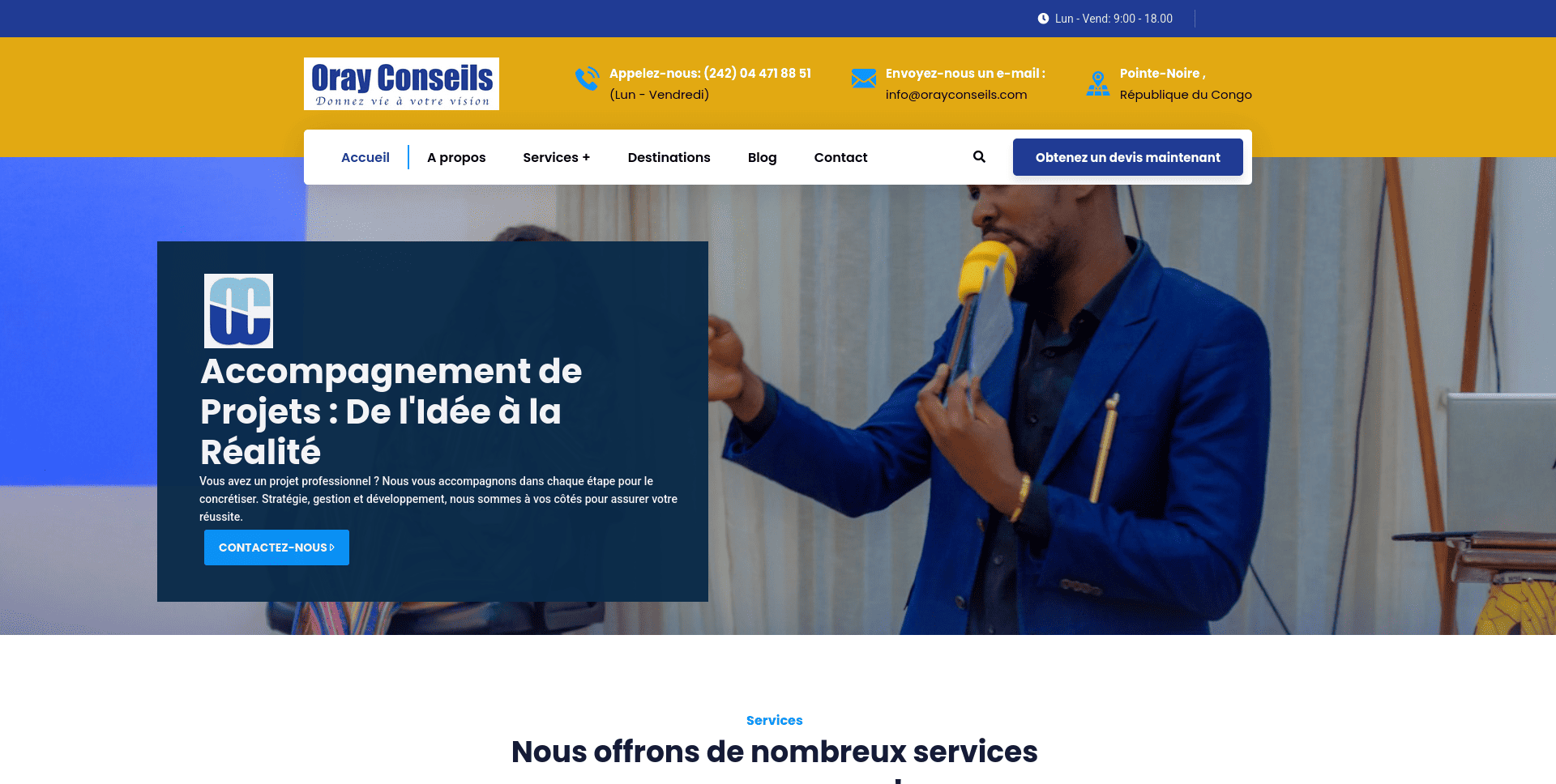 Projet Oray Conseils